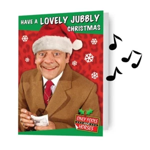Tarjeta de Navidad OnlyFoolsAndHorses sonido musical tarjeta de Navidad incluye sobre - Imagen 1 de 5