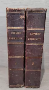 The Empire City New York Night and Day G. Lippard's 1854 Volume 1 & 2 in German - Picture 1 of 23
