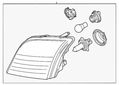 Faro compuesto Ford Transit Connect 2010-2013 nuevo genuino fabricante de equipos originales 9T1Z-13008-D Foto 1 de 2