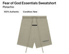 Fog - Fear Of God Essentials Pistachio Sweat Shorts (Fw21) Men?S Size Small