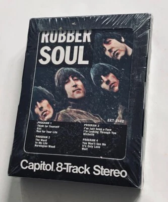 The Beatles 8-track Rubber Soul Capitol 8XT 2442 SEALED & MINT 1970 - Image 1 of 3