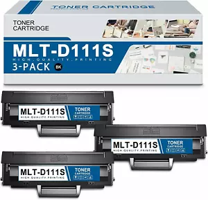3 Pack MLT-D111S Toner Cartridges Fit for Samsung Xpress M2020W M2070FW Printer - Picture 1 of 6
