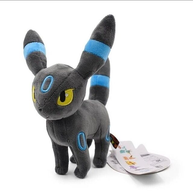 Pelúcia Pokémon Umbreon Eevee Evoluções Oficial Colecionador