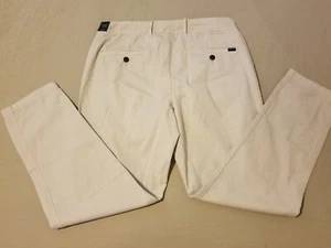 Mens New Abercrombie & Fitch Khaki Dress Pants 30x32 Slack Chino Trouser 31x2 - Picture 1 of 9