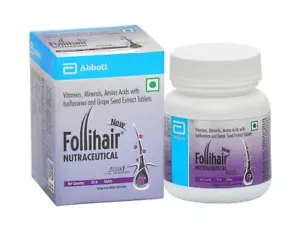 Follihair Nutraceutical 30N Tabletten Flasche Kostenlose Lieferung - Bild 1 von 3