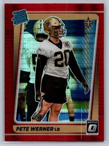 2021 Donruss Optic #276 Pete Werner Red Hyper - Picture 1 of 2