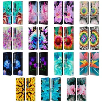 FUNDA BILLETERA LIBRO CUERO OFICIAL HAROULITA FLORAL GLITCH 2 PARA TELÉFONOS XIAOMI Foto 1 de 4