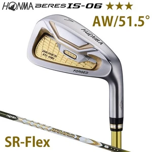 HONMA BERES IS-06 Iron Wedge 3Star AW SR ARMRQX47 3S Graphite RH Golf Japan NEW - Picture 1 of 5