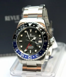 Revue Thommen Diver (300m) GMT Automatik Ref 17572.2133 schwarz/blau ungetragen - Bild 1 von 12