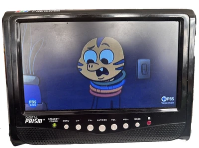 Digital Prism ATSC-710 Portable 7” Handheld LCD TV w/ Remote Gaming TV - Image 1 of 4