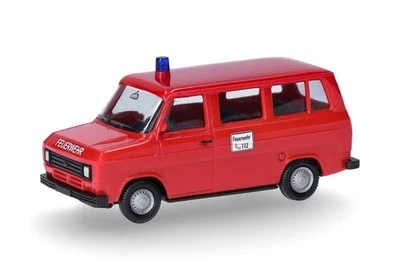 HERPA, Autobus FORD Transit MTW Vigili del fuoco, 1/87,  HER097635 - Immagine 1 di 4