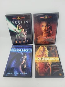 SPECIES DVD Collection-4 Movies Michael Madsen Natasha Henstridge Aliens Horror - Picture 1 of 10