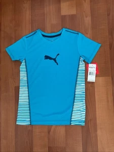 Puma Girls Dri Fit Shirt Size 7 - Picture 1 of 2
