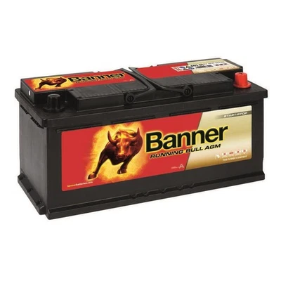 BANNER Running Bull 105AH 12V AGM Autobatterie Start Stop Batterie ersetzt 110Ah - Bild 1 von 4