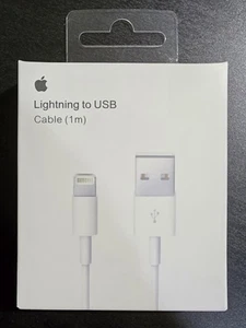 Original Apple Lightning to USB Cable - 1 meter (3.3 feet) MD818ZM/A - Picture 1 of 3