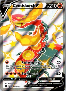 Centiskorch V SV108/SV122 SWSH: Shining Fates Shiny Vault - NM - Picture 1 of 2