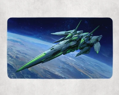 TCG Playmat | Ship Mecha Themed TCG Playmat | Unofficial Gundam Playmat  - Image 1 of 4