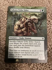 MTG Sakura-Tribe Elder - Commander 2016 - Altered - Picture 1 of 2