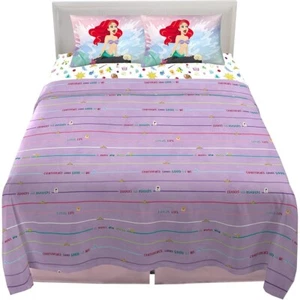 Juego de sábanas Princess totalmente suaves de 4 piezas de microfibra multicolor para niños - Imagen 1 de 5
