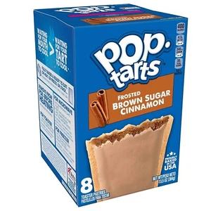 Kellogg's Pop-Tarts Frosted Brown Sugar Cinnamon Toaster Pastry 3.5oz(Pack of 8) - Picture 1 of 3
