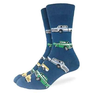 Pickup Trucks Calze Uomo Crew Grandi e Alte 13-17 Buona Fortuna Camionista Moda Nuove - Foto 1 di 1