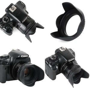 72mm Pro Hard Lens Hood with Clamp Collar For Camera/Camcorder - Picture 1 of 7