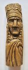 Vintage Hand Carved Wooden Indian Chief Tobacco Store Cigar Shop 9" Sculpture