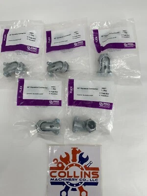 Sigma Engineered 49801 90 Degree Squeeze Connector ProCon Connex 3/8" Lot of 5 - Image 1 of 3