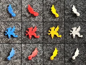 Lego Drachen Helm Feder x46 x47 x48 - VARIANTE wählen Black/ Dragon Knights - Bild 1 von 13