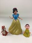 Disney Princess Little Kingdom MagiClips Snow White Doll Dopey Dwarf 2011 Mattel