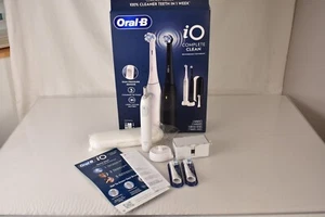 SINGLE (WHITE) Oral-B iO Complete Clean Rechargeable Toothbrush w/Accessories. - Picture 1 of 6
