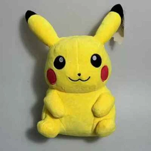 Peluche 10" nuovo Takara Tomy Waving Pikachu Pokemon peluche giallo nuovo con etichette - Foto 1 di 3