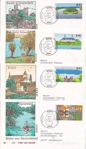 Bundesrepublik FDC 1849-52 Landscape set addressed - Picture 1 of 1