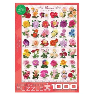 Rompecabezas Eurographics 1000 piezas - Rosas - Imagen 1 de 1