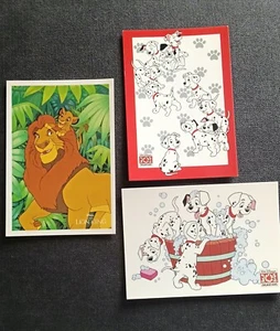 Cartoline vintage da collezione, Il Re Leone e la carica dei 101 Disney, nuove - Foto 1 di 6
