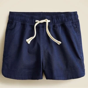 J Crew Girls' fishtail-hem short in chino Size 6 Navy - Picture 1 of 5