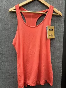WOOLLY Women's 100% Merino Wool Tank Top, Wild Rose, Extra Large - Picture 1 of 4