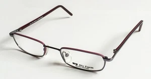 Blic Form D122 48/20 C1 Gunmetal Purple Italy Eyeglasses Frames Nickel Tested - Picture 1 of 7