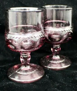 Anchor Hocking BOOPIE RED 2 Juice Glasses GREAT CONDITION - Imagen 1 de 4