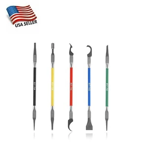 Best BST-70 5 in 1 CPU / IC Chip Remover Glue Underfill Knife Blade Set Phone - Picture 1 of 5