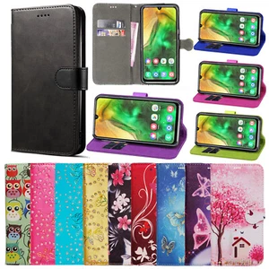 FÜR Samsung Galaxy A10 A20e A40 A50 A51 A71 PU Leder Wallet Flip Case Hülle - Bild 1 von 15