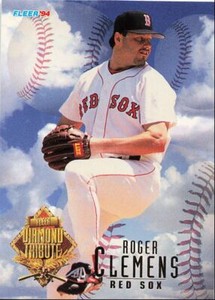 1994 Fleer Update Diamond Tribute Roger Clemens Boston Red Sox #4