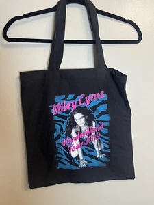 Bolso de Mano Miley Cyrus Wonder World Tour 2009 Negro - Imagen 1 de 4