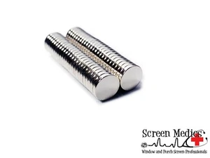 Paquete de 50 - Imanes de neodimio tierras raras 3/8"x 1/16" - Imagen 1 de 3
