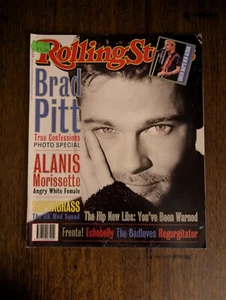 Vintage Rolling Stone - #516 Dec 1995 - Brad Pitt cover. Alanis Morissette RARE! - Picture 1 of 4