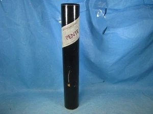 Vintage Pente Game - Black Tube - Clear Red Stones Complete Classic Skill Set - Picture 1 of 3