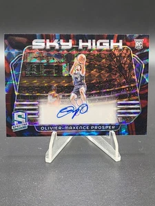 Autógrafos Spectra Prizm Sky High 2023 Olivier-Maxence Prosper RC/75 Mavs - Imagen 1 de 2