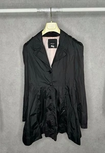 Miss Sixty Vintage Y2K Women Black Light Coat Button Size M - Picture 1 of 5