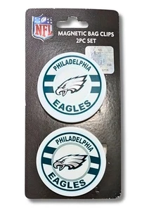 PHILADELPHIA EAGLES magnetische Taschenclips, offizielles NFL 2-teiliges Set!!!  Nagelneu!!! - Bild 1 von 3