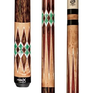 PureX HXTE6 Antique Birdseye/Blackpalm & Green Diamonds Pool/Billiard Cue - Picture 1 of 5